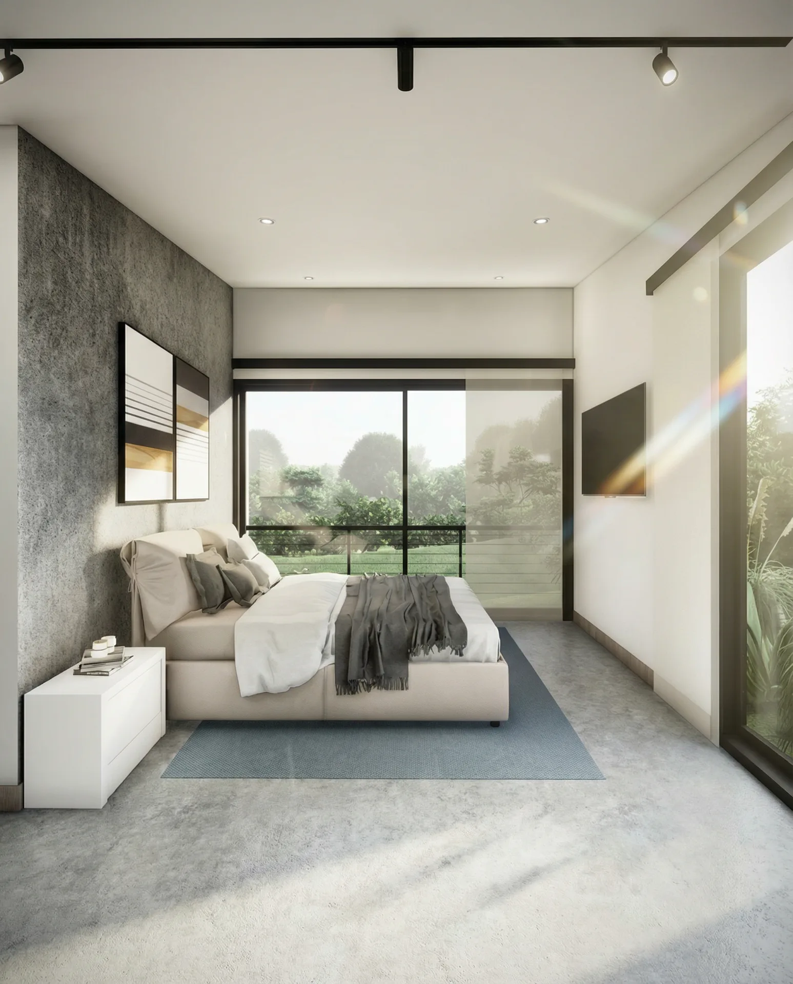 Habitacion principal con vista al jardin
